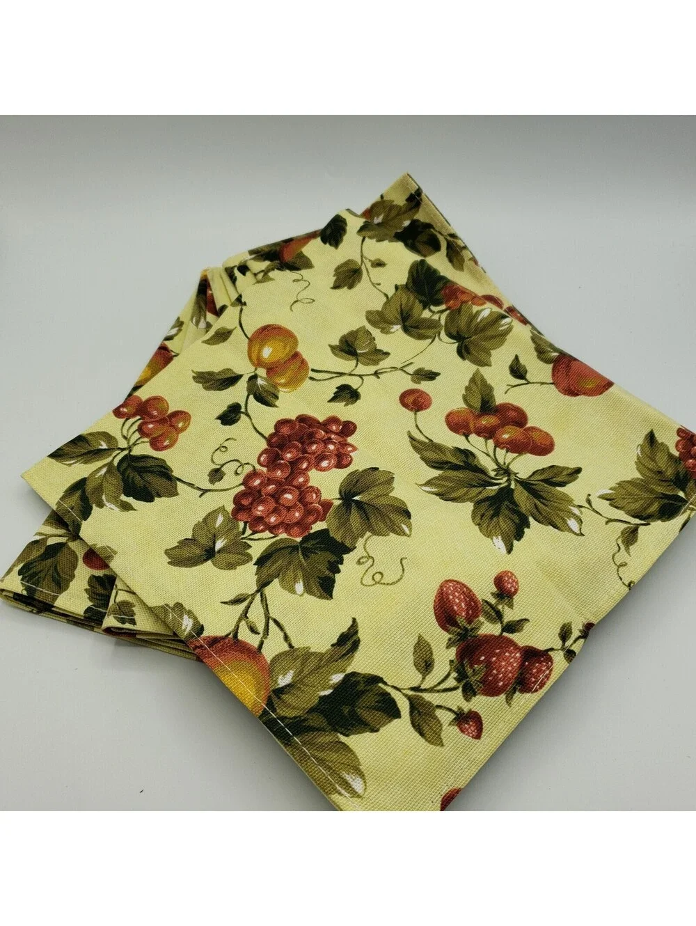 Waverly Garden Room Napkins Set of 8 Floral Manor Cotton Fabric 20x20
